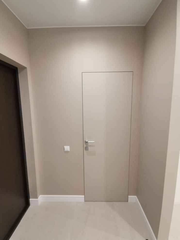 Квартира в светлых тонах с реечным декором