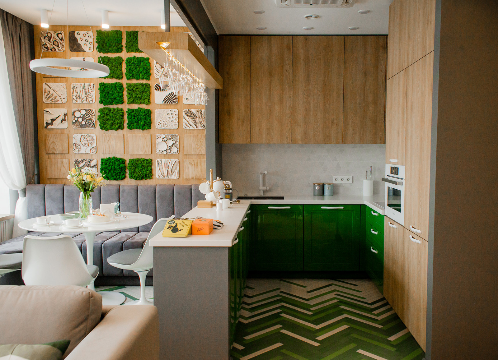 Квартира в стиле "современный минимализм с элементами эко-дизайна"