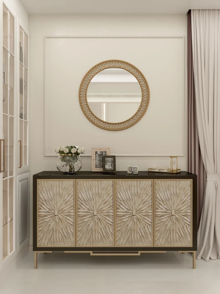 Частный дом, дизайн-проект неоклассика