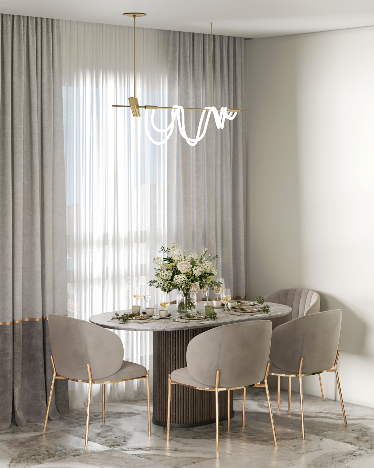 Квартира для молодой семьи с двумя детьми и домашним питомцем.