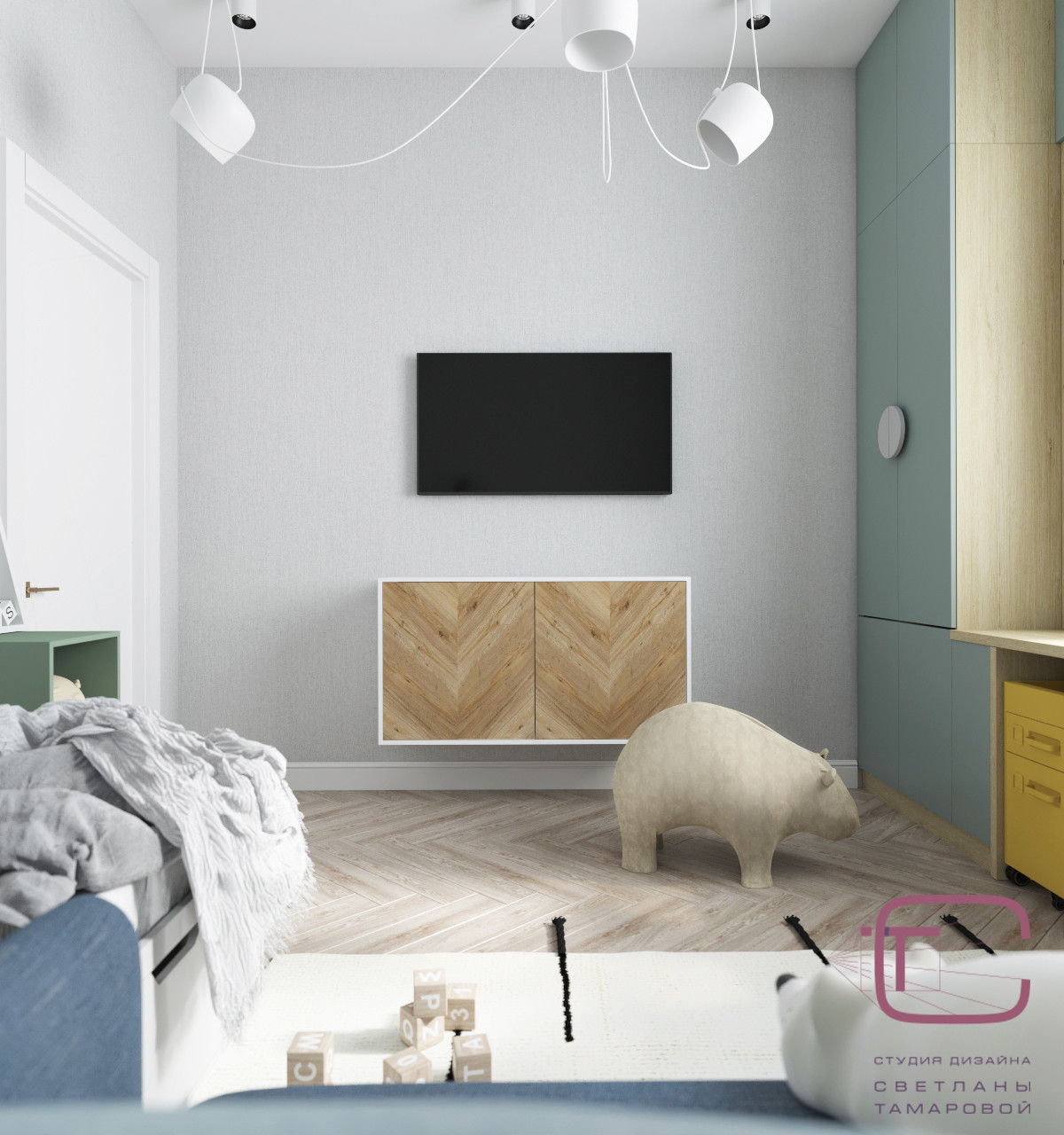 Интерьер частного дома в КП Заря-1