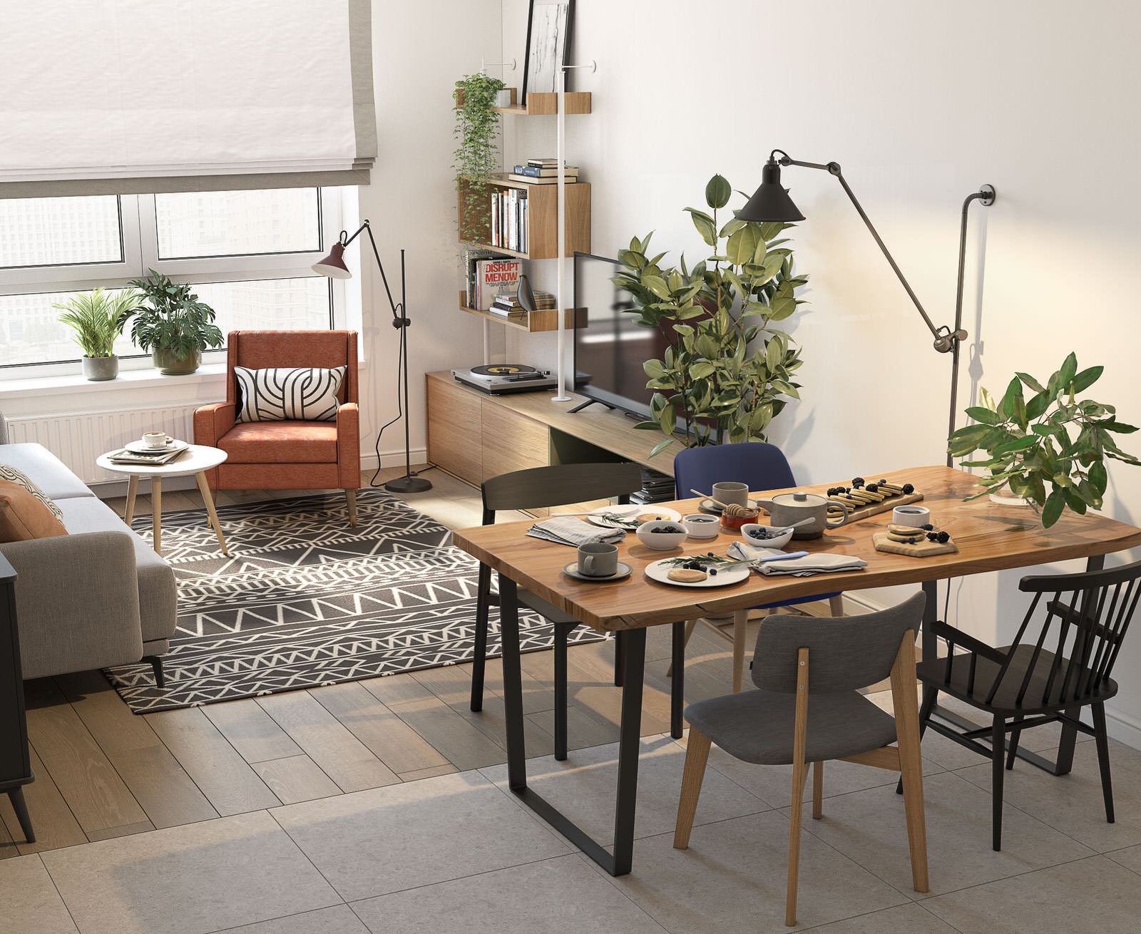 Кухня-гостиная