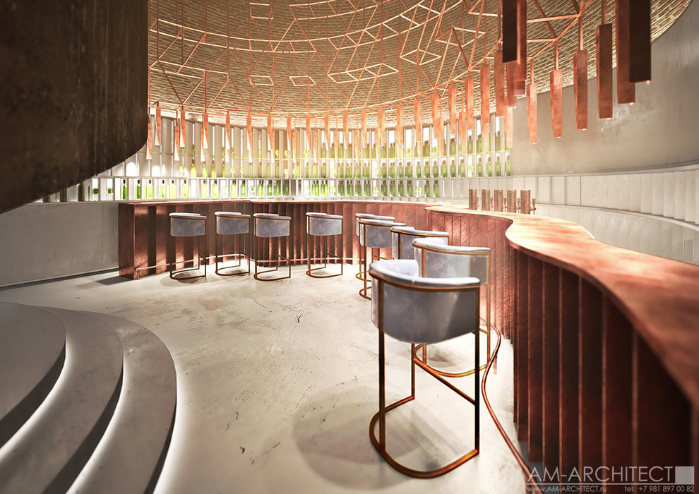 ДИЗАЙН - ПРОЕКТ    ИНТЕРЬЕРА    ДВУХУРОВНЕВОГО    ПРОСТРАНСТВА    РЕСТОРАНА.  20