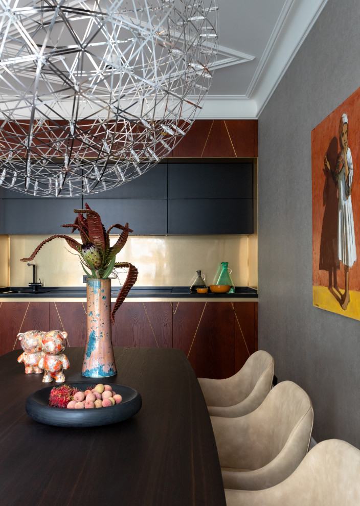 Реализация проекта трехкомнатной квартиры ЖК "Фили Град" (Three-room apartment)