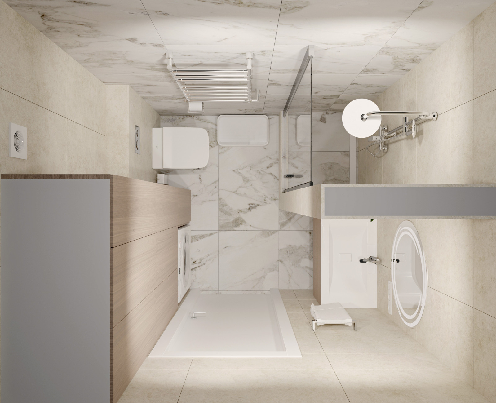 Планировка ванной комнаты