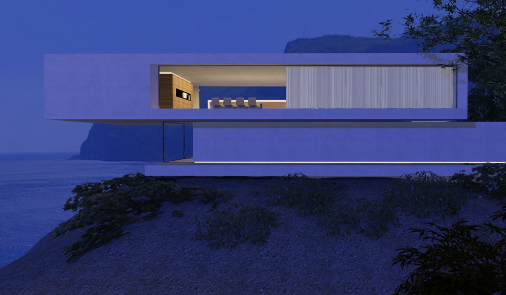Houzz Кипр: Минималистичная вилла для жизни на Средиземном море