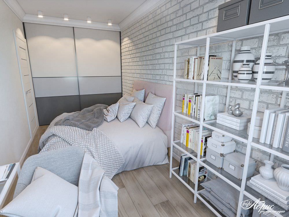 Дизайн интерьера двухкомнатной хрущевки (пос.Химинститута)