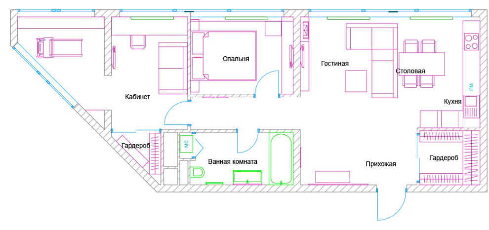 Обложка проекта: ЖК "Раз Два Три"
