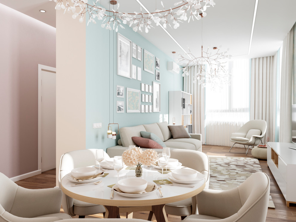 Гостиная и столовая