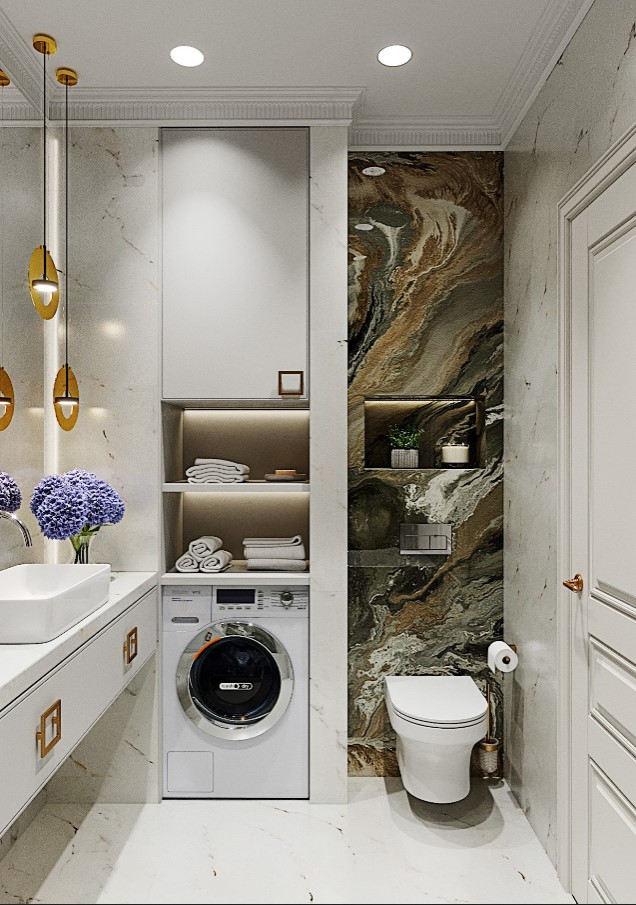 3d визуализация 2х комнатной квартиры