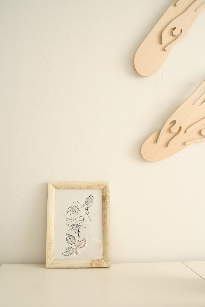 Обложка проекта: Графика с современном белом интерьере