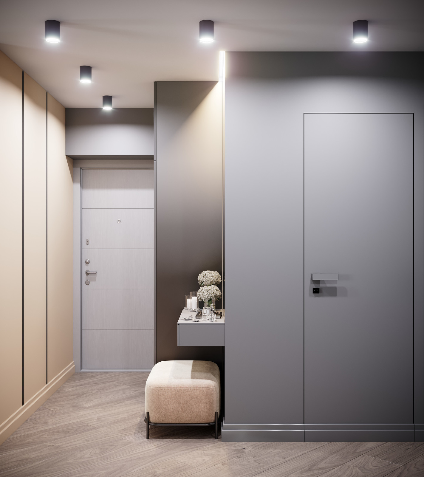 Дизайн квартиры 66,5кв.м. в современном стиле