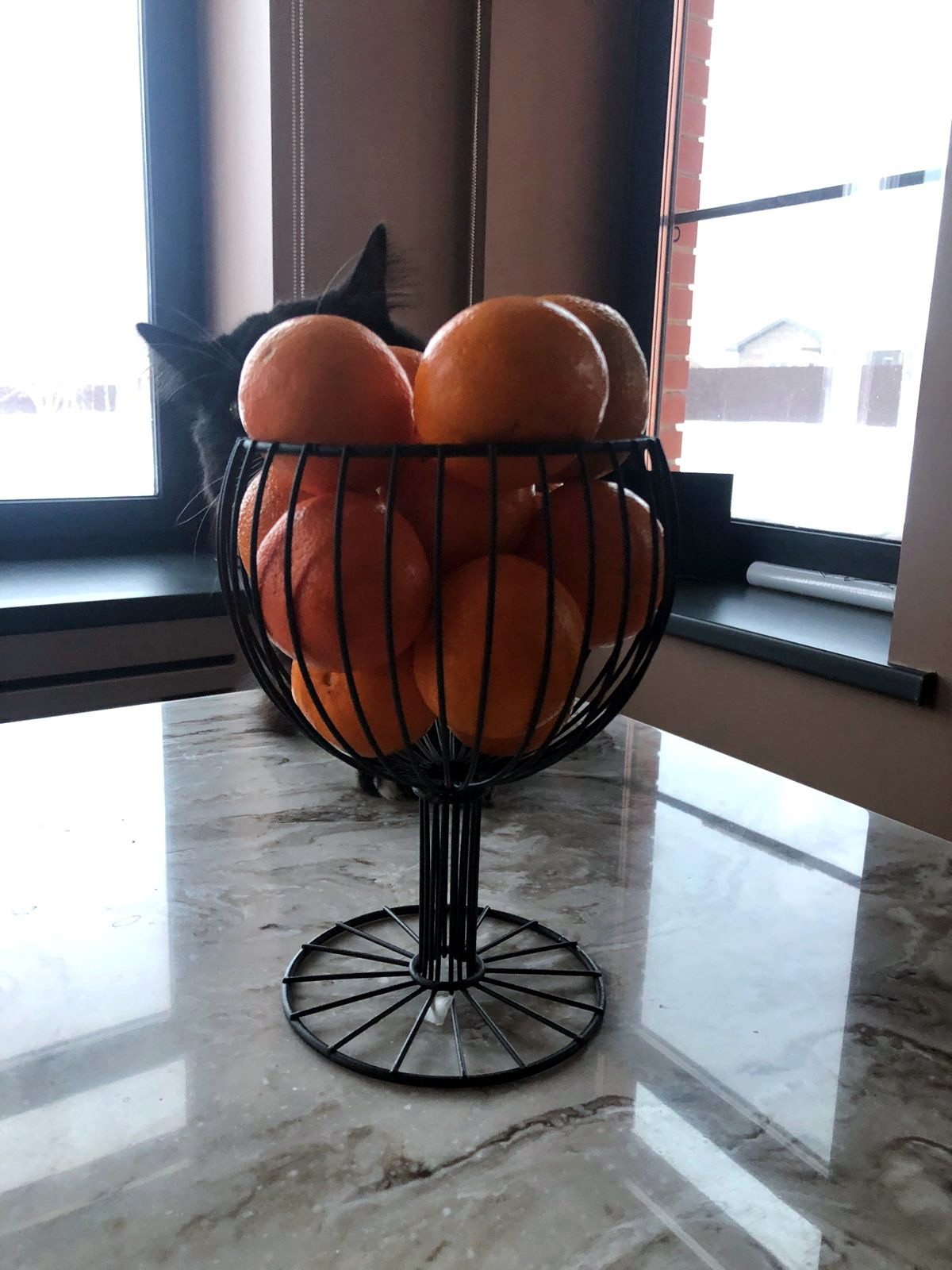 Кухня-столовая в загородном доме, Подмосковье