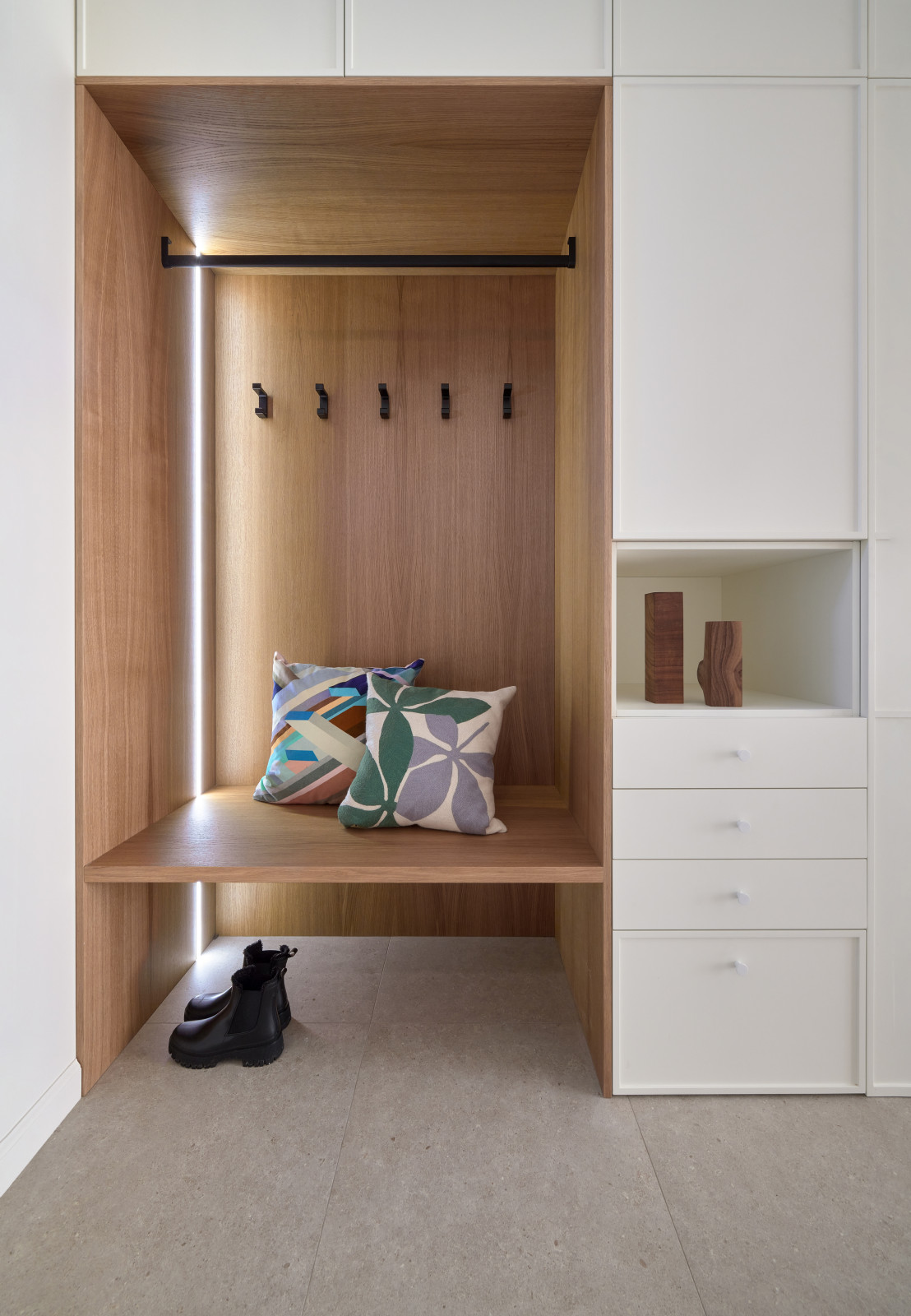 Скандинавский интерьер в квартире на берегу Москвы-реки: Интерьер+Дизайн