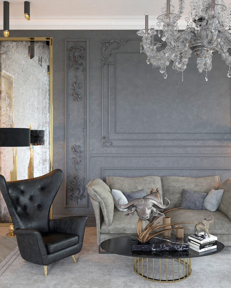 Обложка проекта: Гостиная нео- классика