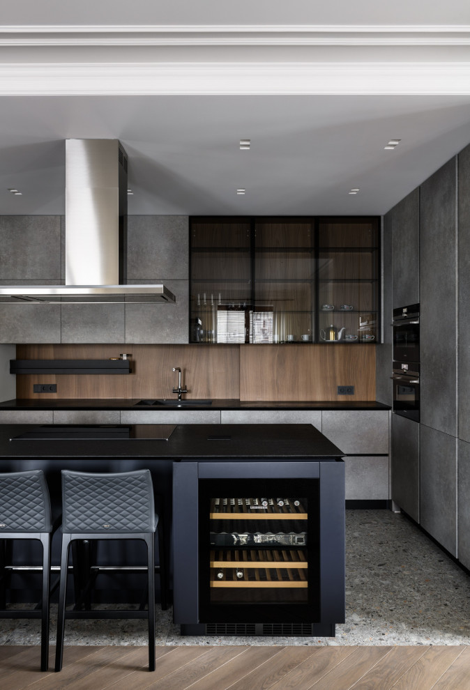 Частный интерьер, декабрь 2021 г.кухня-гостиная