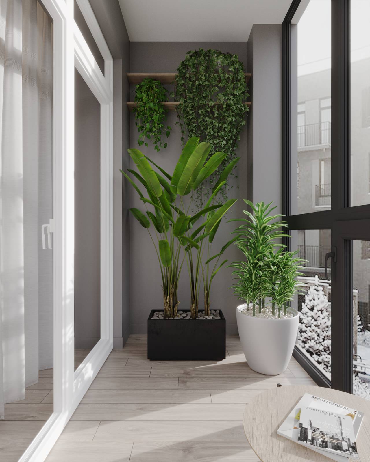 Двухкомнатная квартира с современным дизайном