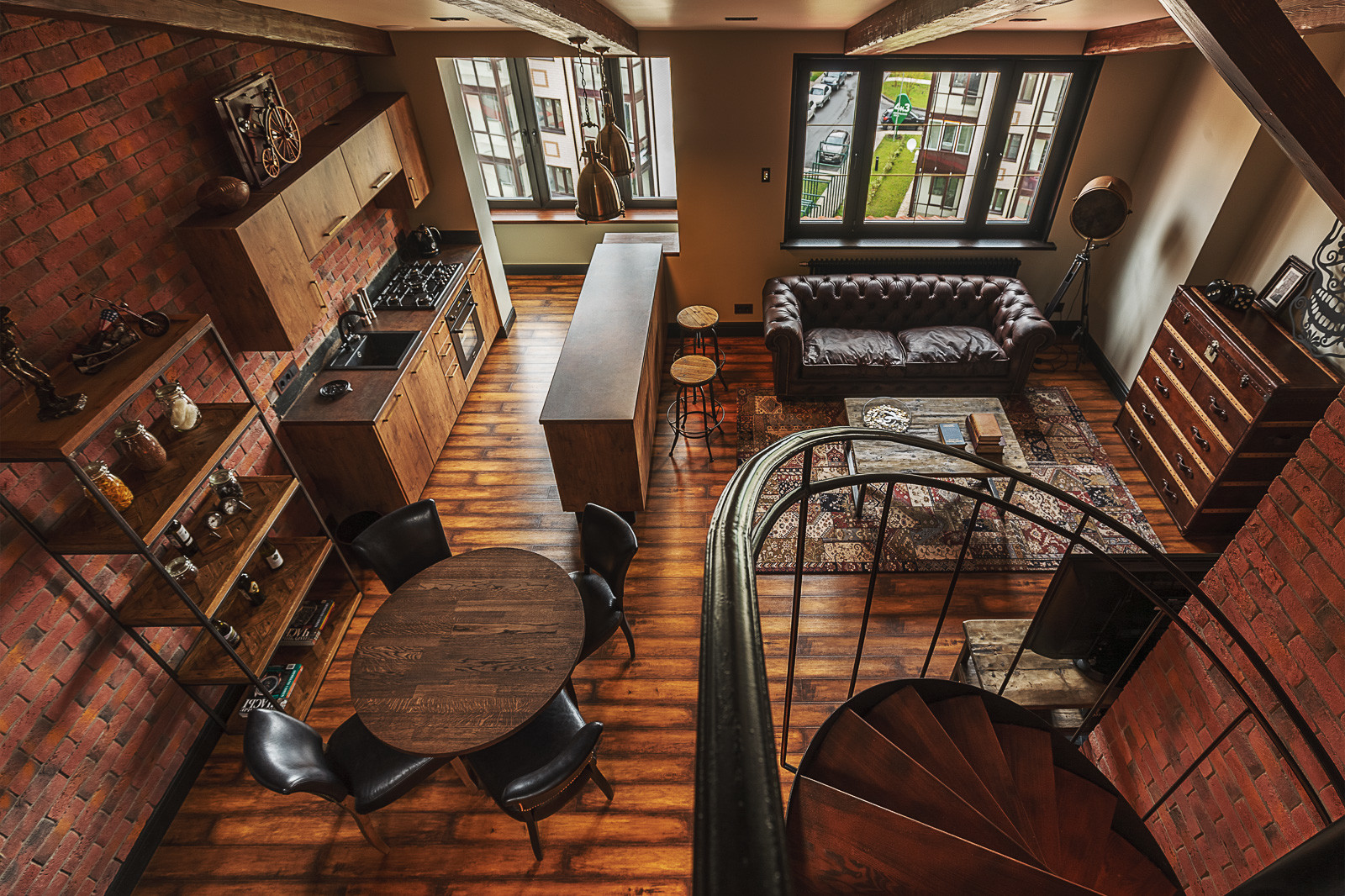 Квартира в стиле лофт