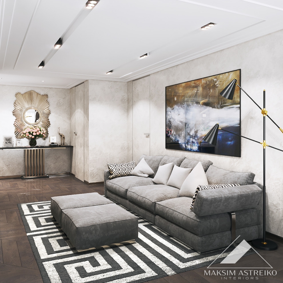 Современный интерьер с элементами арт деко