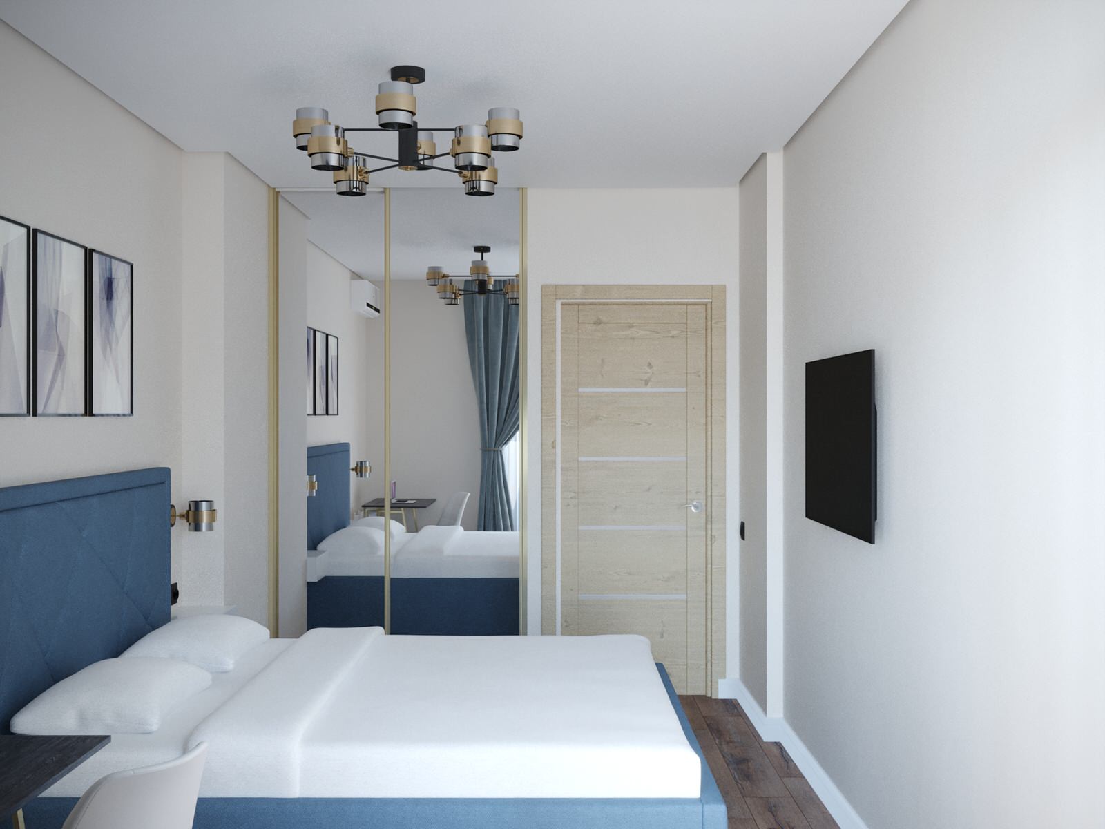 Дизайн-проект трехкомнатной квартиры.