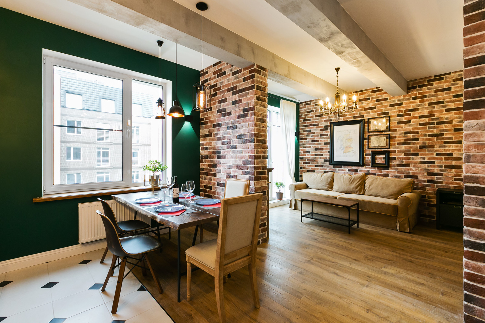 Лофт  в ЖК Мишино город Химки. Автор проекта Зоя Малашкина / Студия Z-Dezing