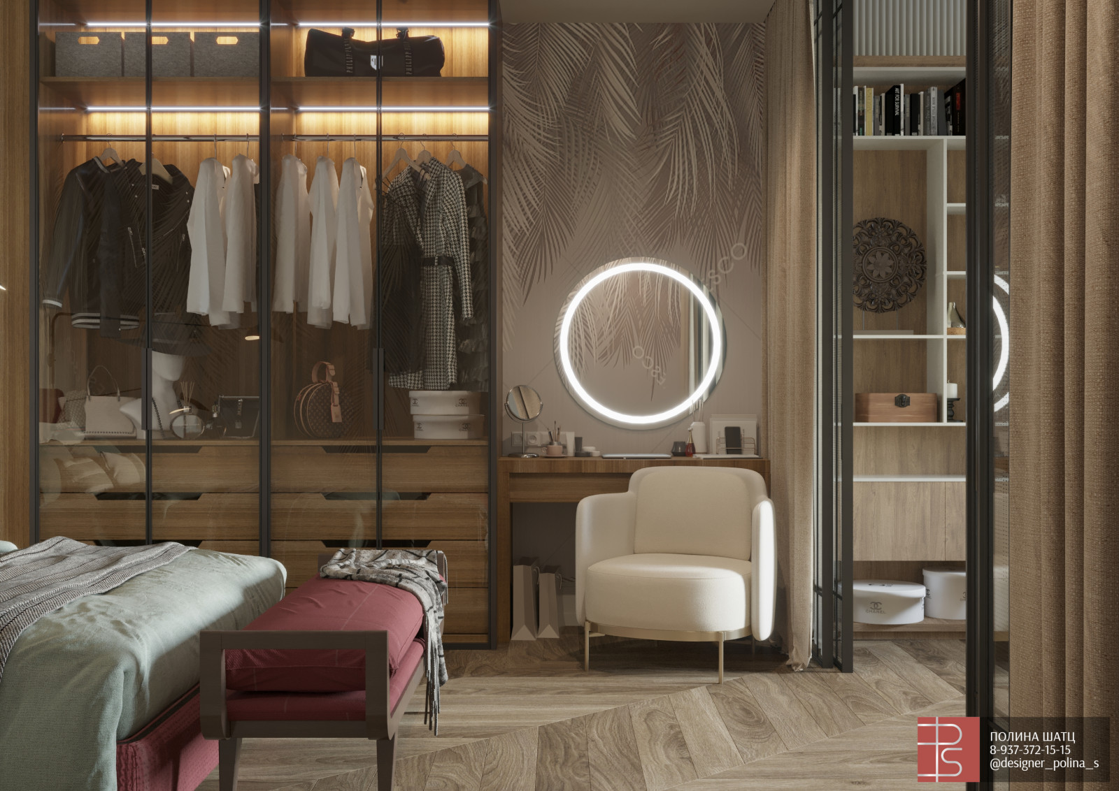 Квартира с 3м потолками для семьи из 4 человек