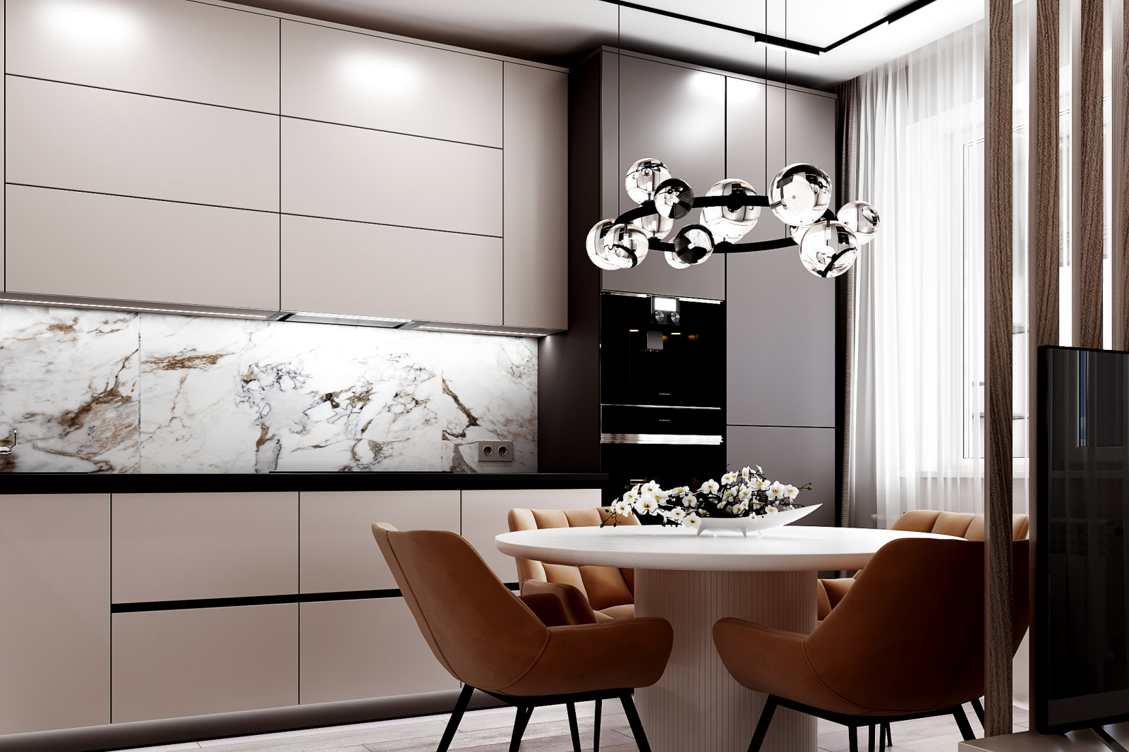 Обложка проекта: Светлый дизайн квартиры студии