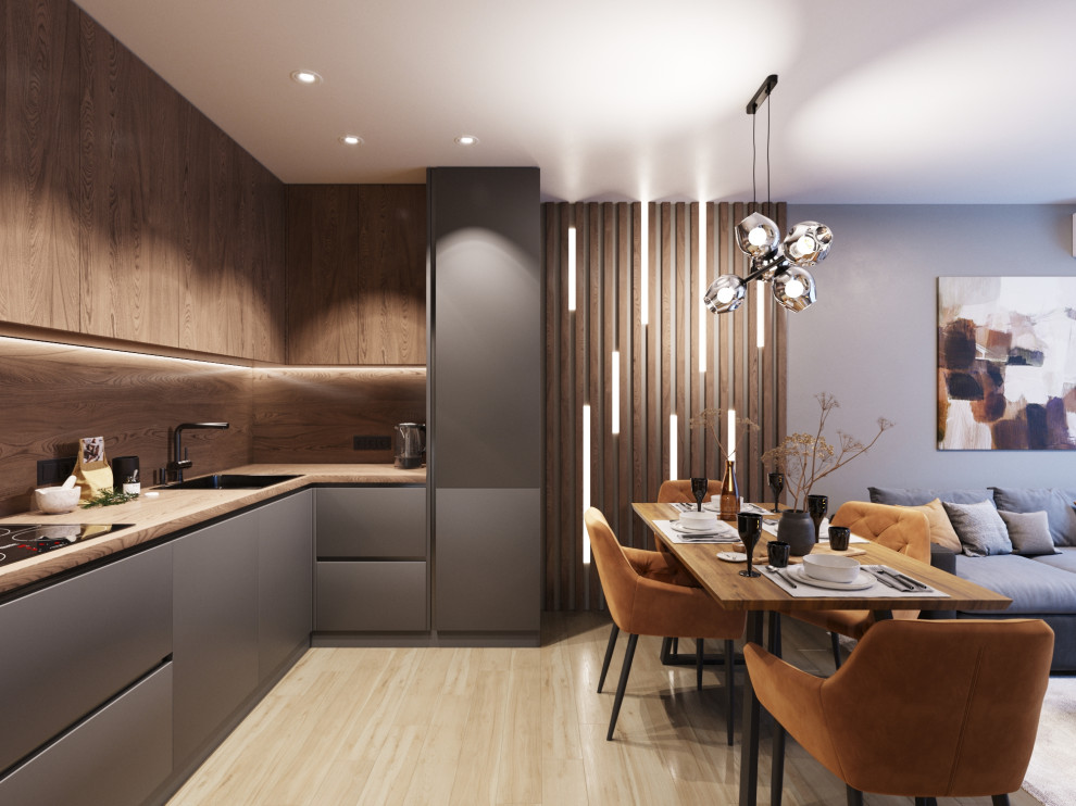 Дизайн-проект 4х комнатной квартиры 81 м2 для многодетной семьи