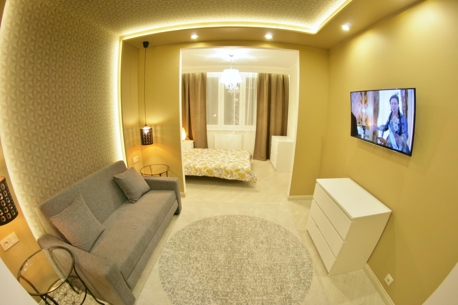 Квартира в теплых тонах