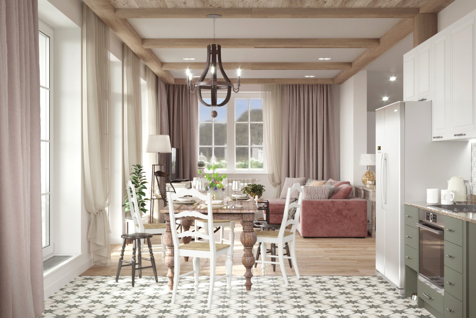 Интерьер загородного дома