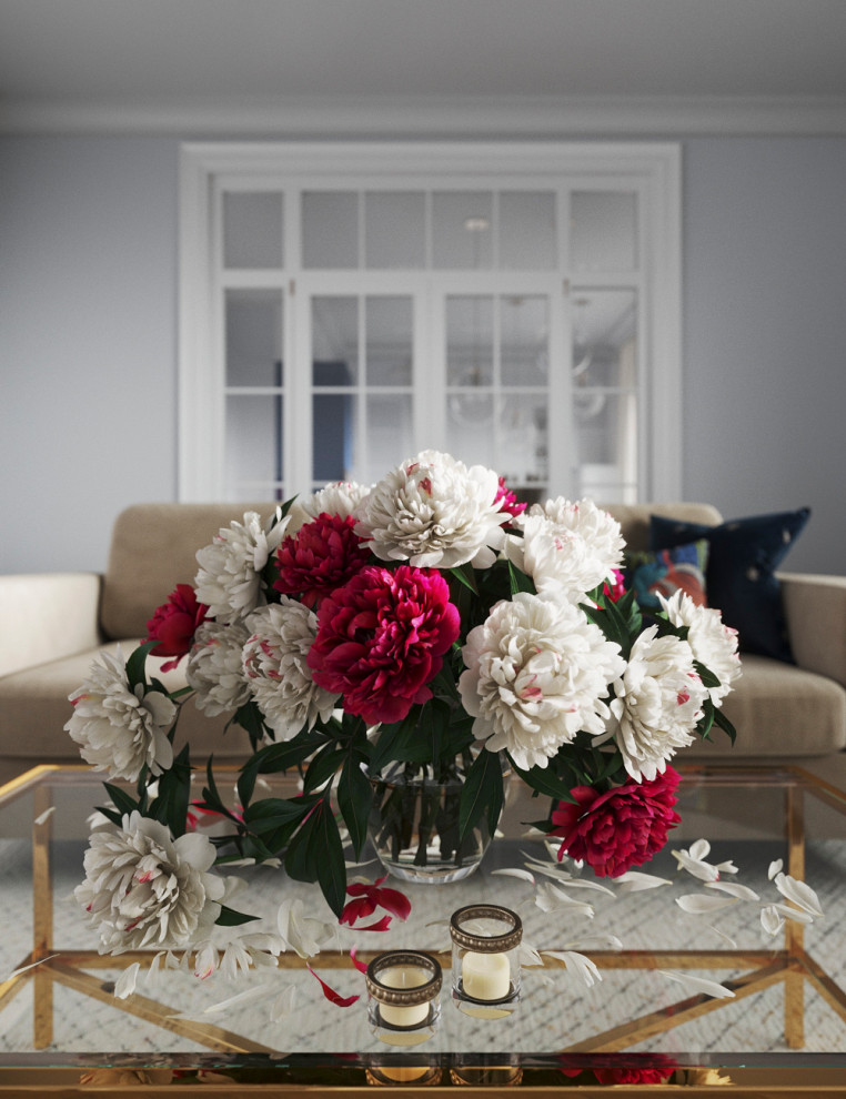 Гостиная и кухня