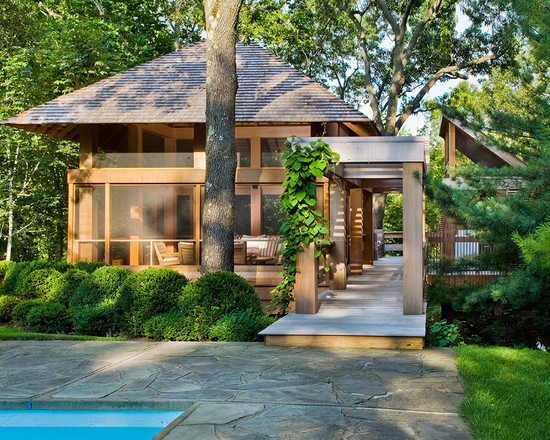 Ландшафтный дизайн на лесном участке