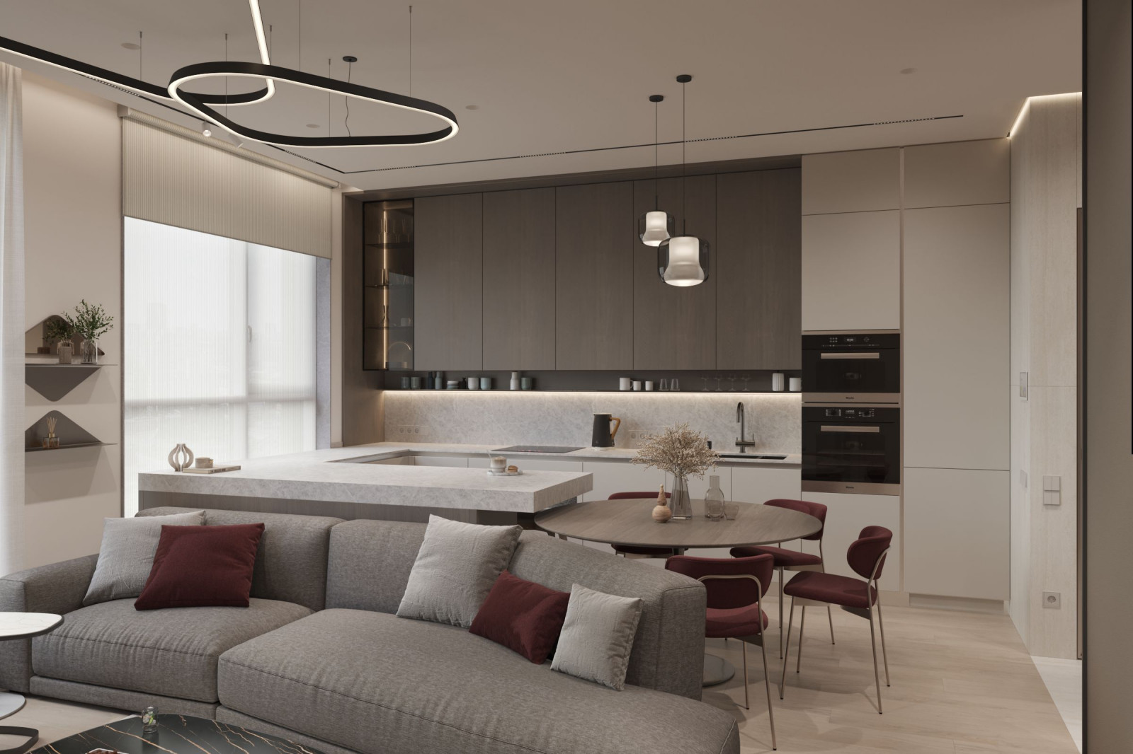 Интерьер квартиры в Москве.