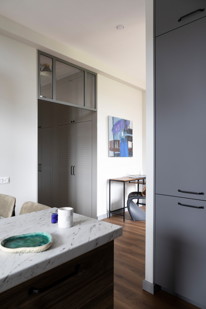 Публикация MYDECOR.RU. Двухуровневая квартира в Москве