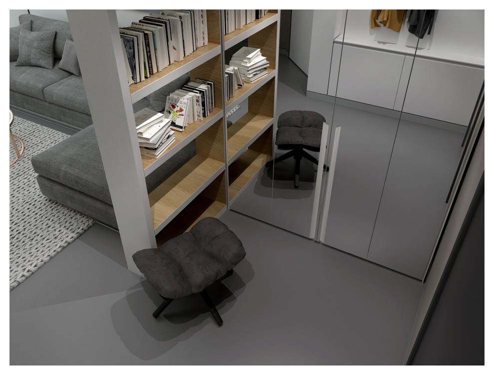 Дизайн-проект перепланировка из 2-х ком. в 3-х ком. в г. Москве