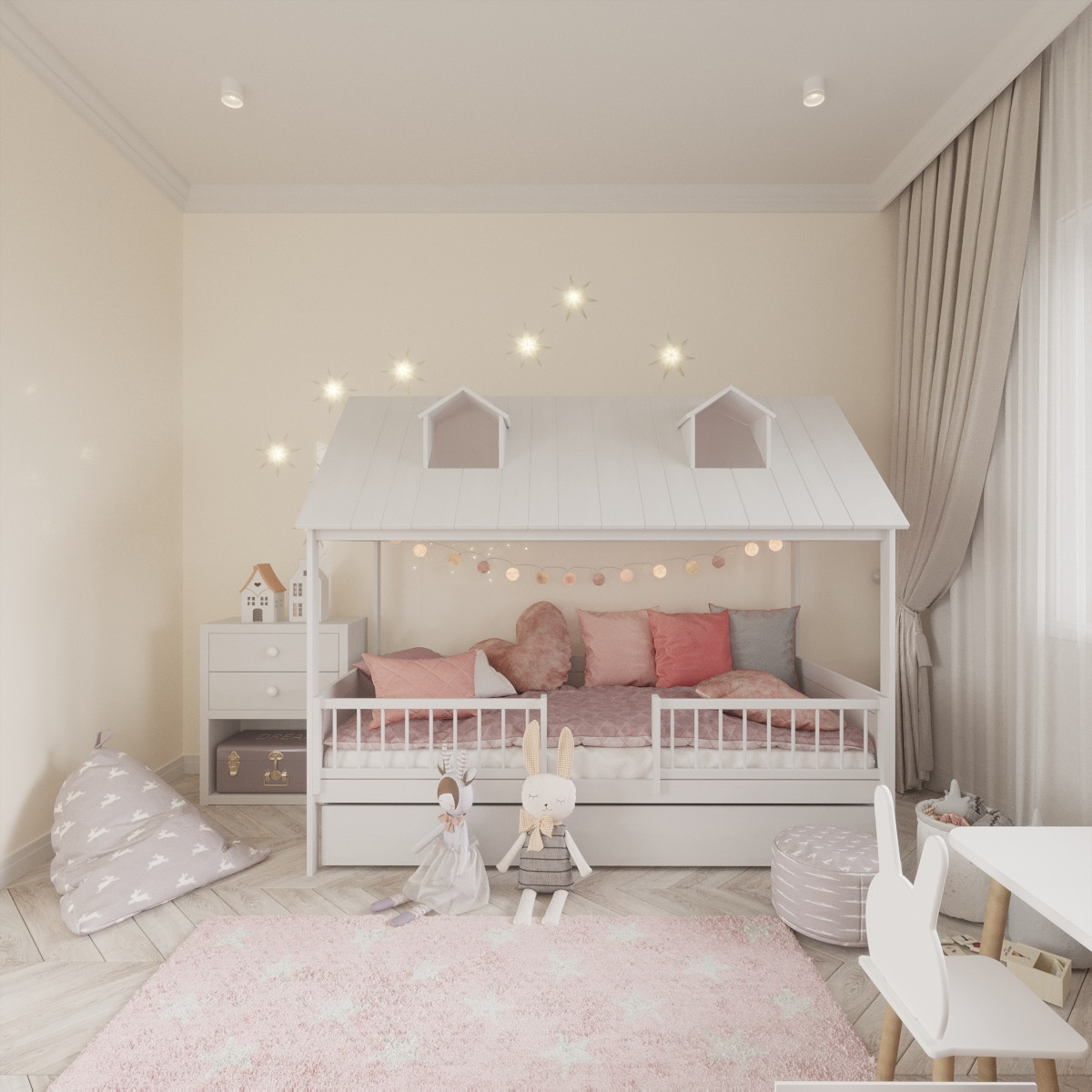 Обложка проекта: Детская для маленькой принцессы