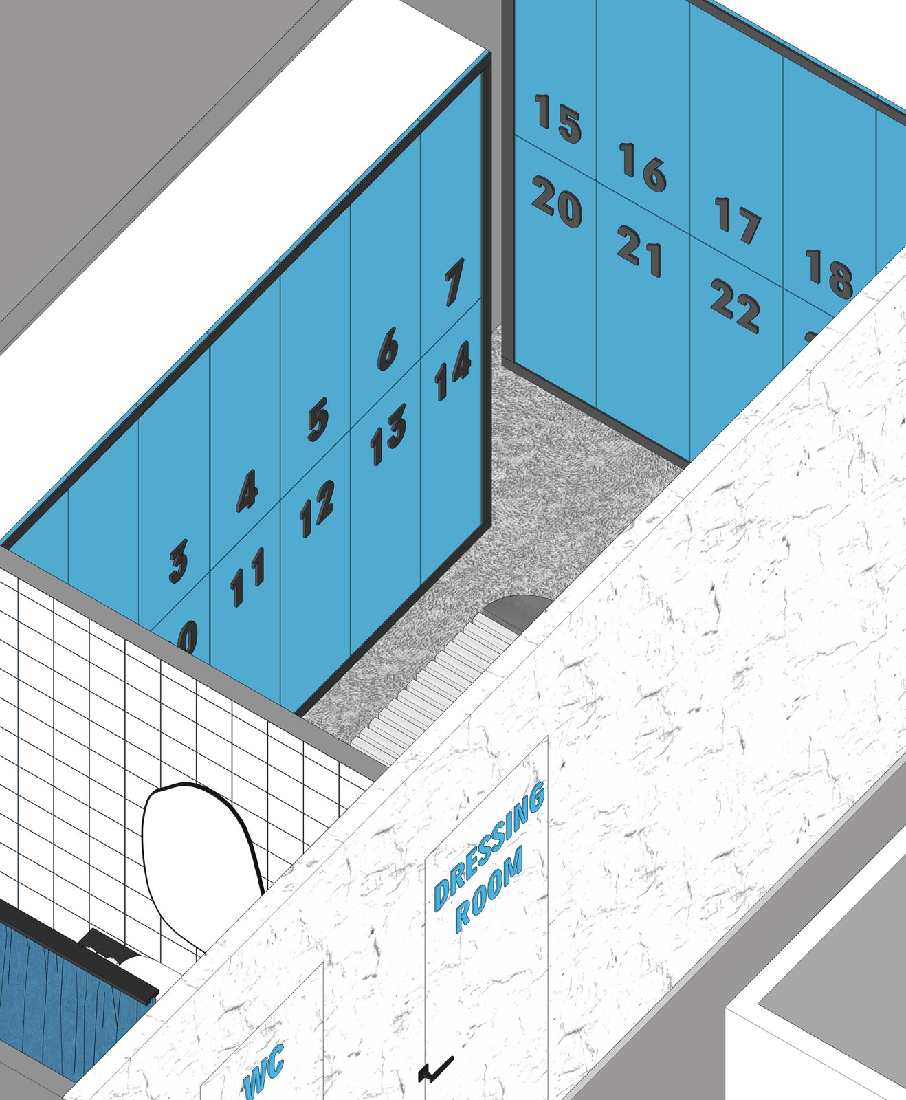 Концепт для студии растяжки Pulse. Омск. 2023