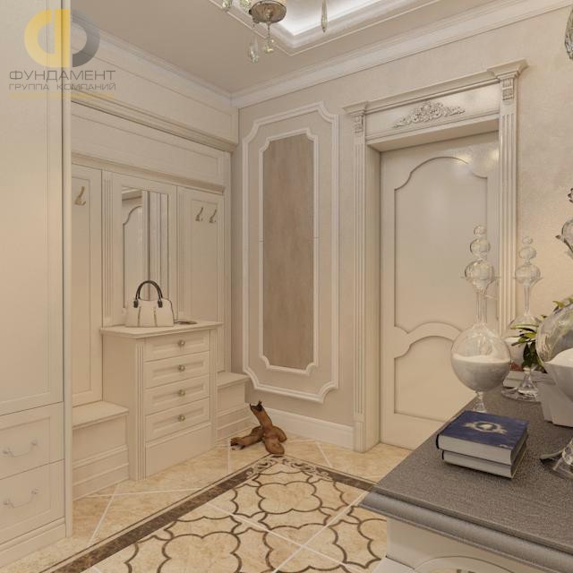 Дизайн четырехкомнатной квартиры 125 кв. м в классическом стиле