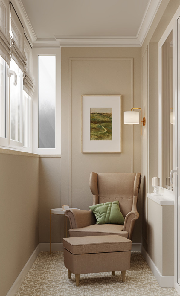 Обложка проекта: Квартира с камином. ЖК ""Лесная поляна" 69кв.м