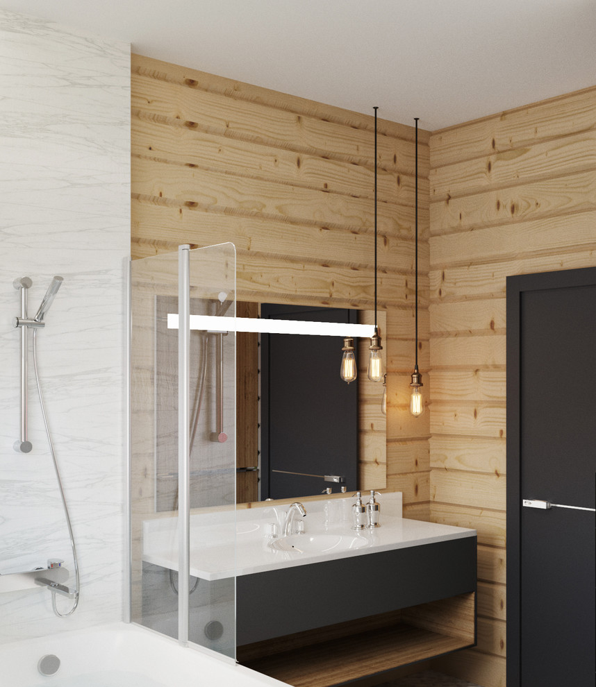 Дизайн-проект загородного дома из бруса