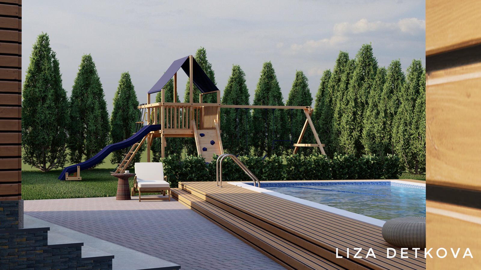 Усадьба: дом, баня, ландшафтный дизайн