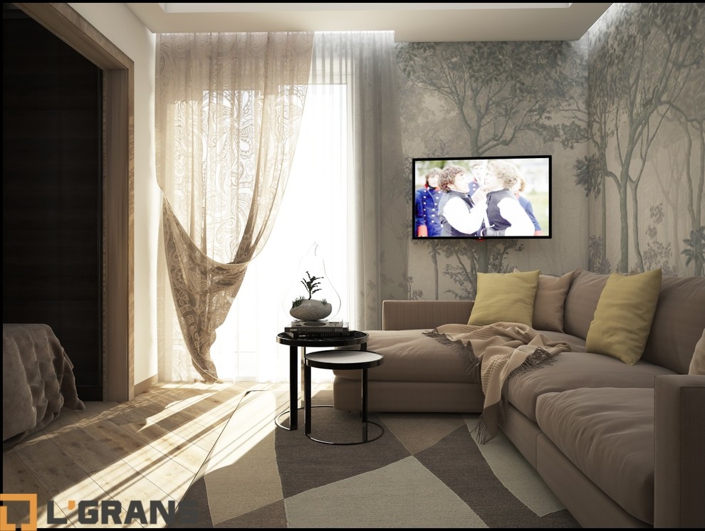 Обложка проекта: Дизайн интерьера 2х комнат в 3к. квартире