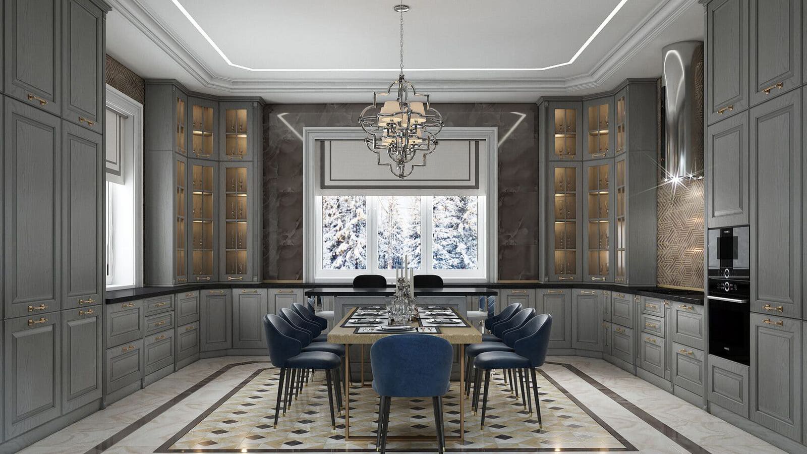 Гостиная и кухня / Пятигорск