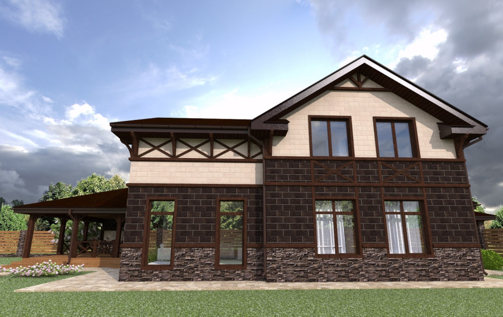 Дом из теплоблока