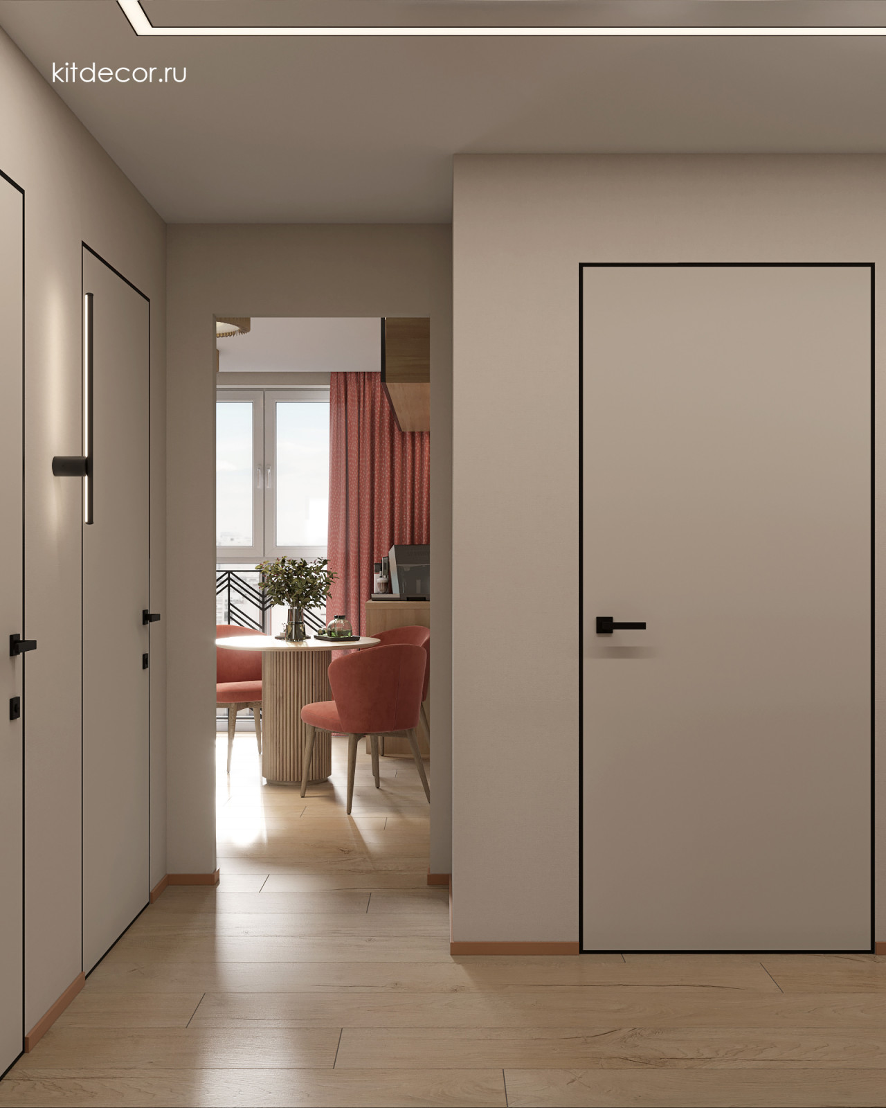 Коралловые акценты