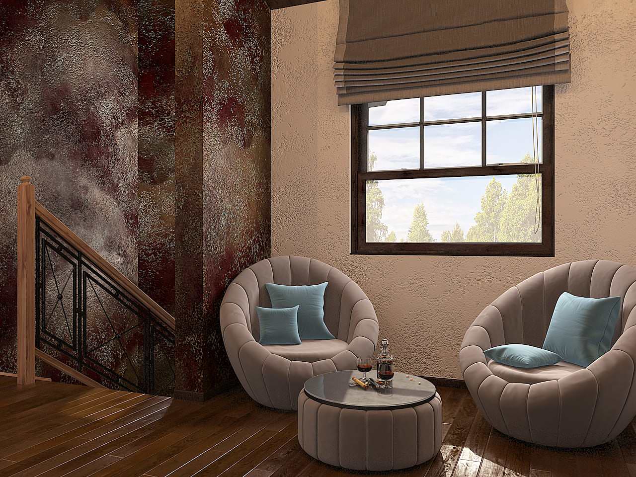 Коттедж. Шале на Волге