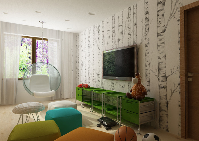 Интерьер частного дома на р.Волга