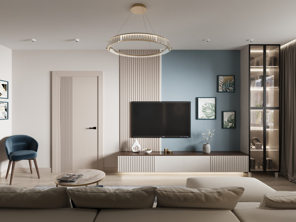 Проект гостиной (дизайн квартиры в Уфе)