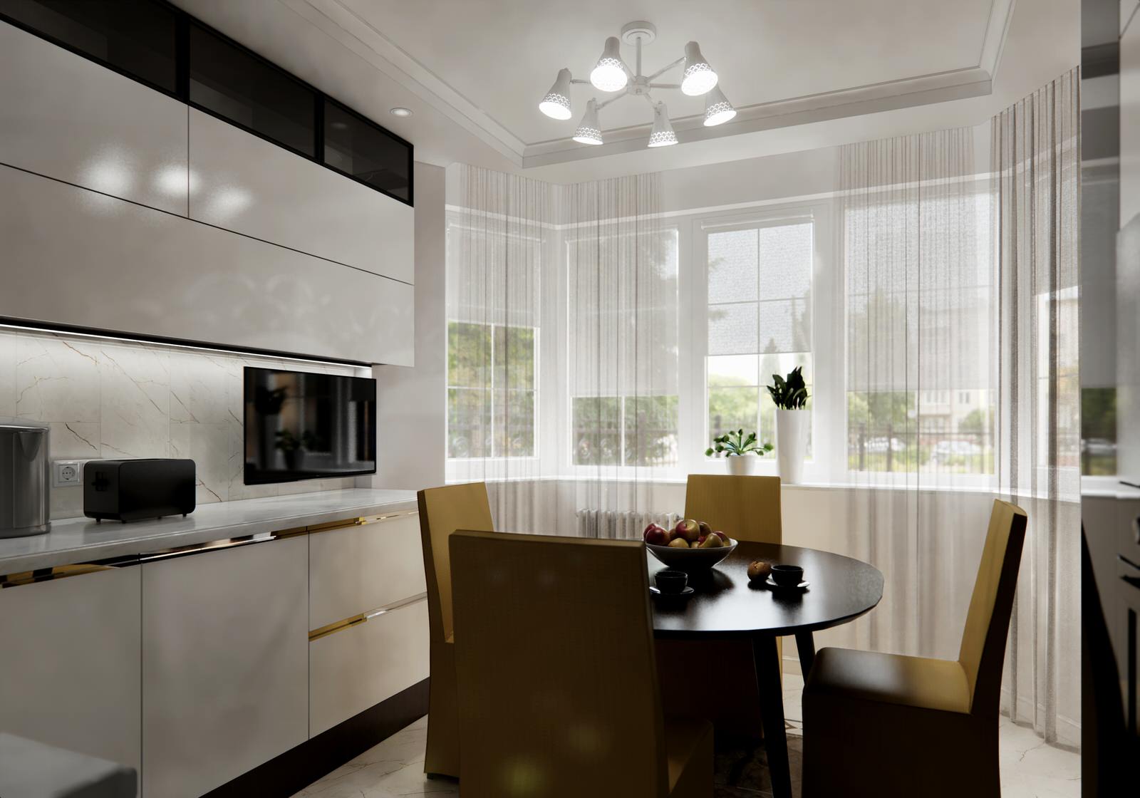 Квартира в стиле Ар-деко с элементами неоклассики в Москве