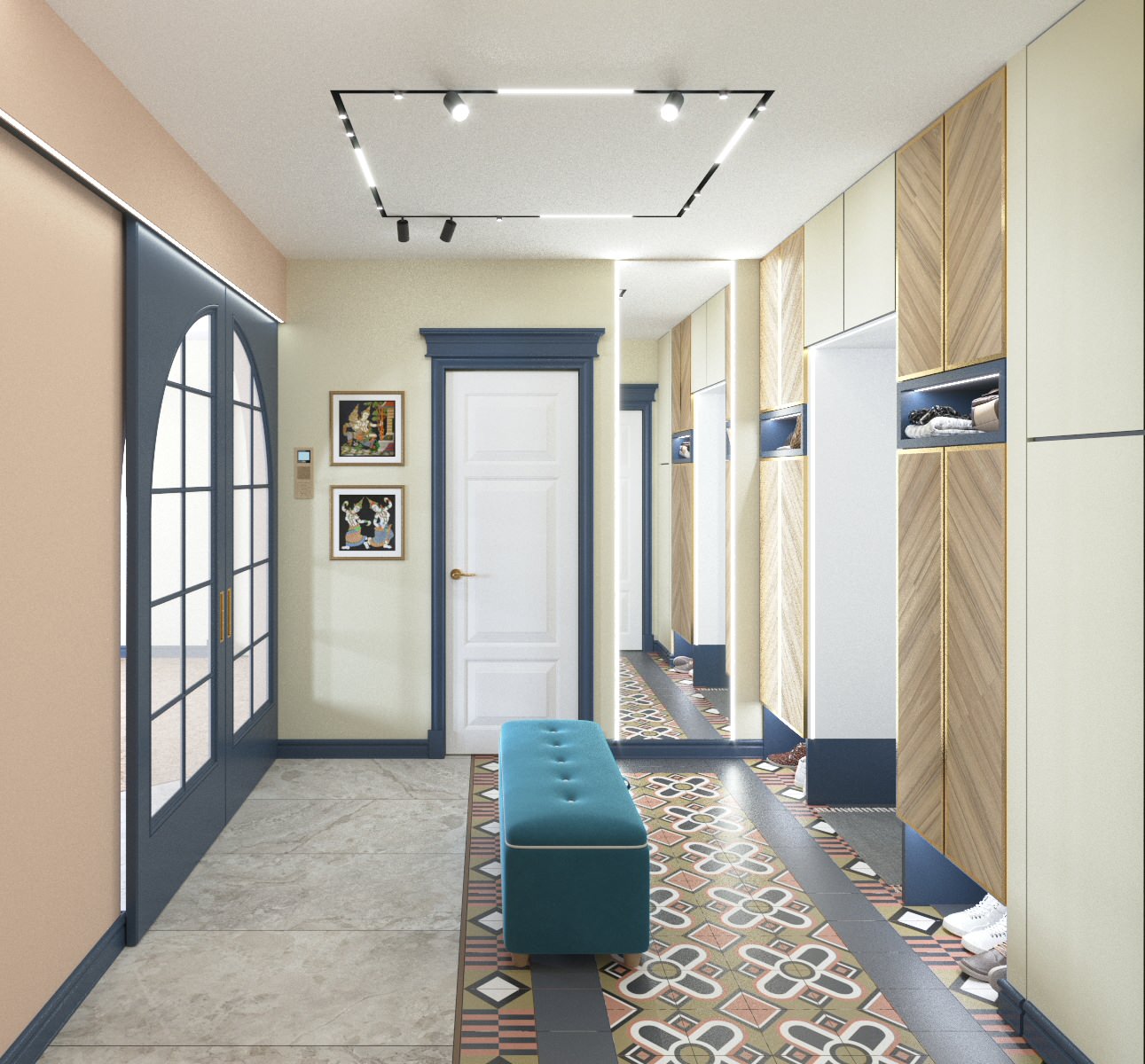 Квартира в стиле ар-деко